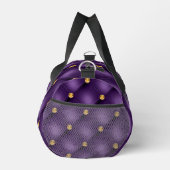 Sac De Sport Diamants d'or violet Tufté (Droite)
