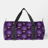Sac De Sport Diamants d'or violet Tufté (Verso)