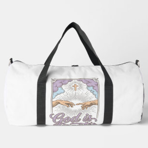 Sac De Sport Dieu Est Plus Grand Chemise À Gravure Vintage Chré