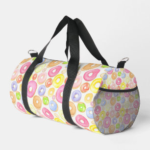 Sac De Sport Donuts rose, jaune et vert