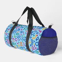 Doodle amusant coloré formes vibrantes