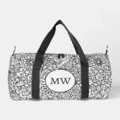 Sac De Sport Doodle Floral Retro (Verso)