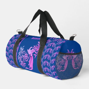 Sac De Sport Dove On Branch Oiseau Motif Art Personnalisé