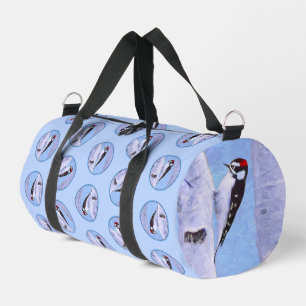 Sac De Sport Downy Pic Aspen Peinture Oiseau Original