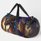 Sac De Sport Dragon bleu or pourpre avec tour (Coin droit)