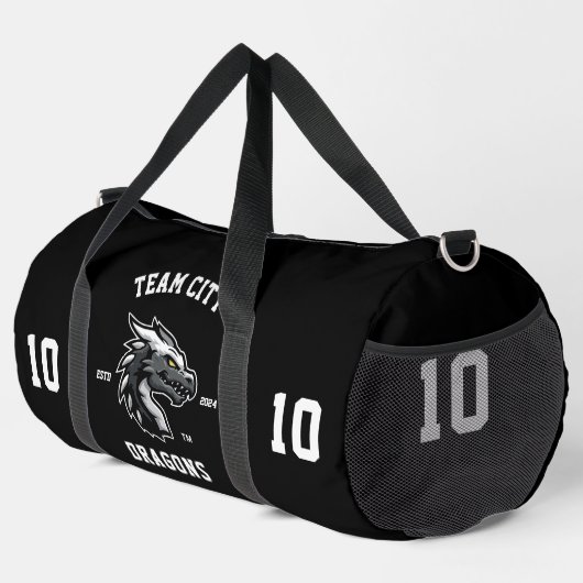 Sac De Sport Dragons "Customizable" Sport Team (Coin droit)