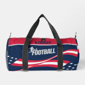 Sac De Sport Drapeau américain, Joueuse de football, Cadeau d'a (Verso)
