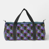 Sac De Sport Drapeau bleu Iris Fleur Motif d'art personnalisé (Recto)