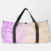 Sac De Sport Drapeau de fierté abstrait boho ondulé tripant Tri (Verso)