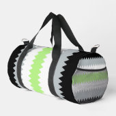 Sac De Sport Drapeau de fierté Agender Abstrait Groovy Boho Zig (Coin droit)