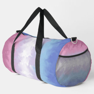 Sac De Sport Drapeau de fierté bigenre abstrait fluffy pastel b