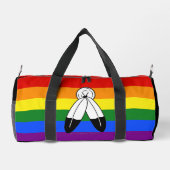 Sac De Sport Drapeau de fierté bispirituelle de SlipperyJoe's s (Verso)