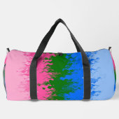 Sac De Sport Drapeau de fierté omniromantique abstrait Squiggly (Verso)