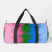 Sac De Sport Drapeau de fierté omniromantique abstrait Squiggly (Verso)