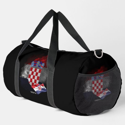 Sac De Sport Drapeau de la Croatie (Coin droit)