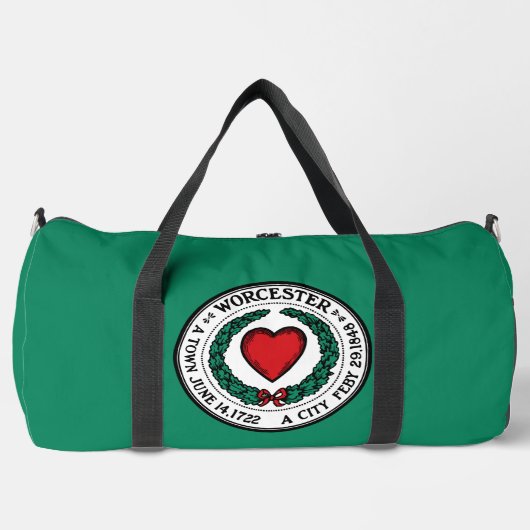 Sac De Sport Drapeau de Worcester, Massachusetts Charm (Recto)