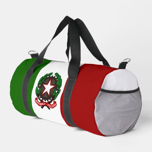 Sac De Sport Drapeau italien et emblème (Coin droit)
