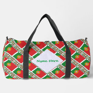 Sac De Sport Drapeau portugais portugais personnalisé en mosaïq