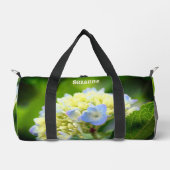 Sac De Sport Dreamy Blue Hydrangea Flower Personnalisé (Recto)