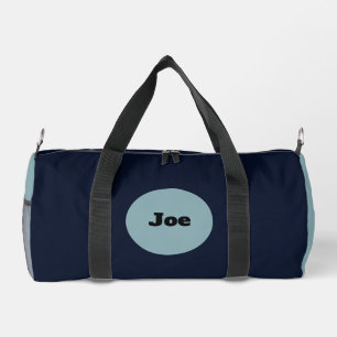 Sac De Sport Elégant bleu marine personnalisé