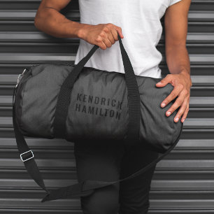 Sac De Sport Élégant Branché Noir Moderne Minimaliste Simple