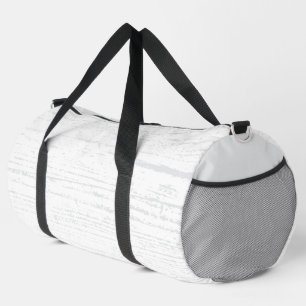 Sac De Sport Élégant Gris De Bois Blanc Et Gris