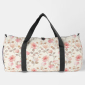 Sac De Sport Élégant Motif à fleurs roses (Verso)