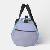 Sac De Sport Élégant motif floral bleu (Droite)