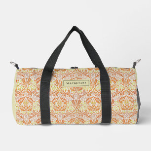 Sac De Sport Élégant motif floral orange