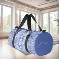 Elégante mosaïque bleue glace, coutume moderne