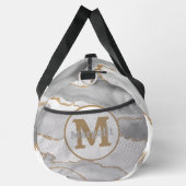 Sac De Sport Elégante Parties scintillant d'or blanc Agate Gran (Droite)