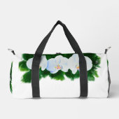 Sac De Sport Elégante peinture d'orchidée tropicale blanche (Recto)