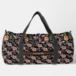 Sac De Sport Elégante Personnaliser d'aquarelle de fleurs