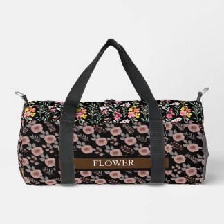 Sac De Sport Elégante Personnaliser d'aquarelle de fleurs