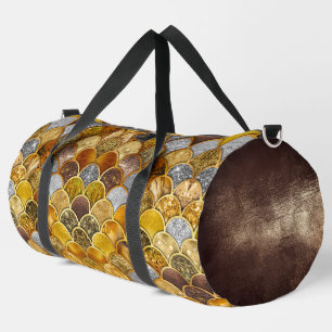 Sac De Sport Élégantes échelles de sirène en or