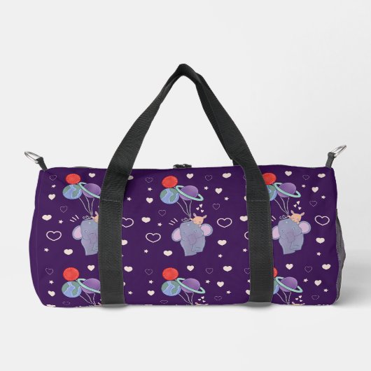 Sac De Sport Élément et Lapin Montgolfière spatiale | Fantaisis (Recto)