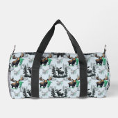 Sac De Sport Elk Moose Antlers Deer Design Motif (Verso)