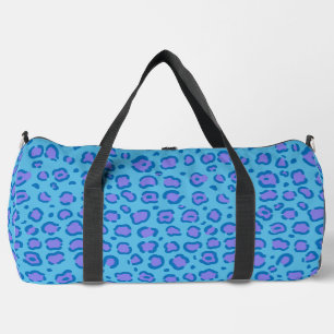 Sac De Sport Empreinte de léopard bleu