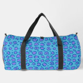 Sac De Sport Empreinte de léopard bleu (Verso)