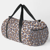 Sac De Sport Empreinte de léopard-bleu et Brown (Coin droit)