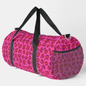 Sac De Sport Empreinte de léopard rose (Coin droit)