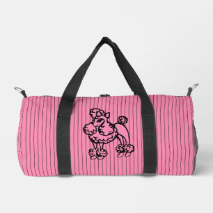 Sac de sport en forme de caniche rose