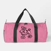 Sac de sport en forme de caniche rose (Verso)