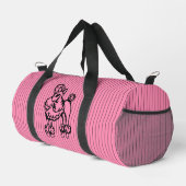 Sac de sport en forme de caniche rose (Coin droit)