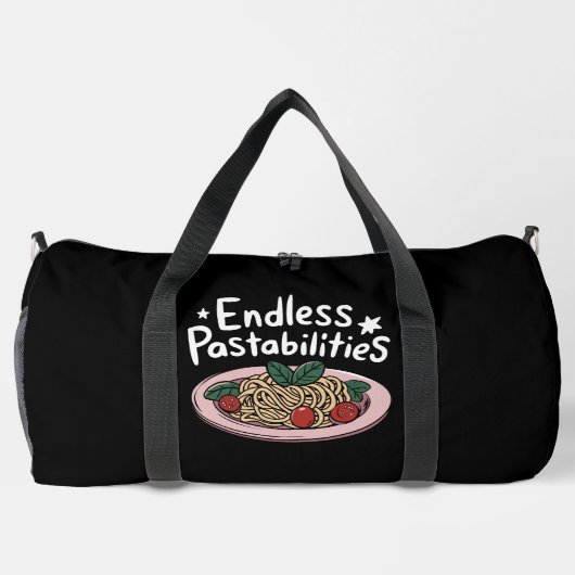 Sac De Sport Endless Pastabilities Fun Pasta Dish (Verso)