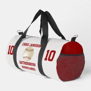 Sac De Sport Équipe de baseball, entraîneur joueur blanc person