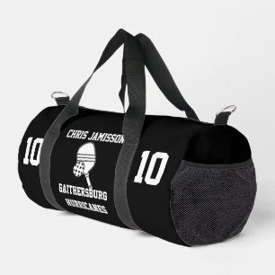 Sac De Sport Équipe de pickleball, entraîneur ou joueur noir Pe