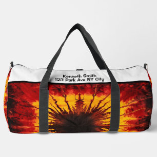 Sac De Sport Équipement de sport Tie Dye ardent personnalisé av