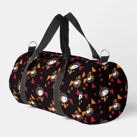Sac De Sport ESPACE | Snoopy Space Suit Motif noir (Coin gauche)