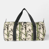 Sac De Sport Étapes en bambou vert et Feuille (Verso)